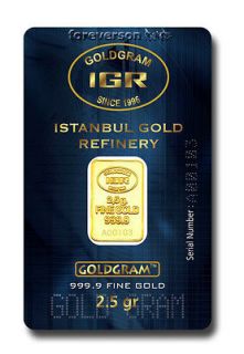 Gram 9999 24K GOLD Premium Bullion Bar Ingot with authenticity 