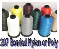 207 (Tex 210) Heavy Weight Bonded Nylon/Poly Leather / Canvas / Awning 