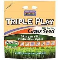 triple play rye grass seed 7 pounds 60274 one day