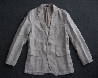 CREW BRAND NEW (NWT) WASHED LINEN SPORT JACKET Retail$218+Tax