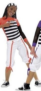 new hiphop dance costume adult top pants referee orange more