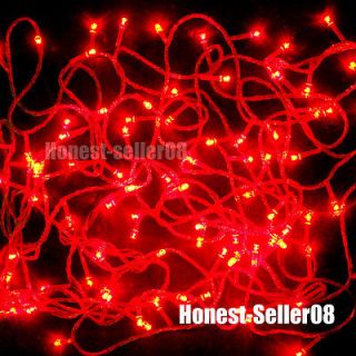 Red 10M 100LED String Fairy Lights Christmas Wedding Garden Party Xmas 