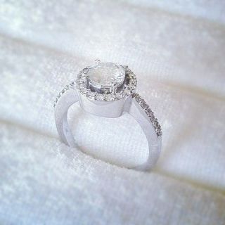 5mm Moissanite & Diamond Edge Pave Ring Limited Edition by Charles 