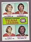   Hockey Guy Lafleur Pete Mahovlich #322 Montreal Canadiens Ld NM/MT