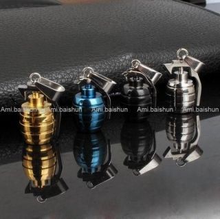 Men/Boy/Gril/L​ady 316 Stainless Steel Fancy Grenade Model Pendant 