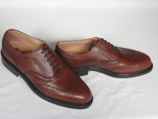 Joseph Cheaney Brown Grain Leather Heavy Tramping Brogues Shoes UK 8 