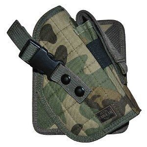 Gun Holster  Camo MOLLE Cross Draw Holster with Pouch  TG244CR