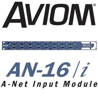 Newly listed Aviom AN16/i 16/i AN 16 Channel Input Module System
