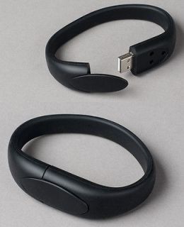 Black Wristband USB Flash Memory Drive(stick/pen/thumb) 32GB