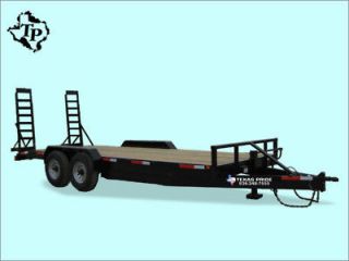 Newly listed 2013 TEXAS PRIDE 7x20 FLATBED EQUIPMENT TRAILER 14K GVW