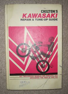 1966 1972 KAWASAKI ALL 2 STROKES SHOP SERVICE MANUAL W/ BONUS