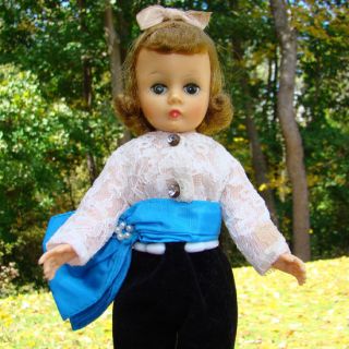 C1958 Cissette Doll Madame Alexander in Toreador Variation Outfit Blue 