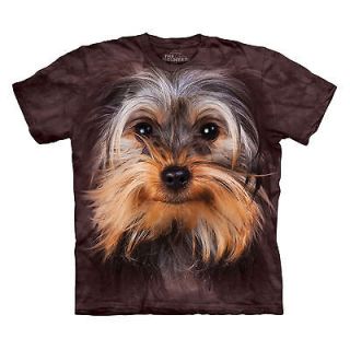 THE MOUNTAIN YORKSHIRE TERRIER FACE SIZE LARGE YORKIE PUPPY DOG PET T 