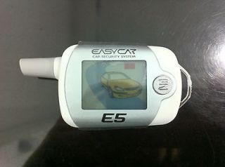 Easycar E5 Two Way Car Alarm w Remote Start Knock pad Shock sensor 