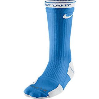   Fit CREW ELITE 2 Layer Basketball Socks White/Blue SX4584 412 8   12 L