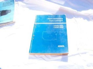volvo penta marine diesel engine tamd 60a b parts book