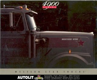 1988 western star 4900 truck sales brochure 