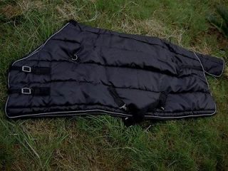 Newly listed 420 Denier Horse Heavy Winter Blanket Rug Black 62 8792