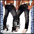 Mens Italian Kosmo Lupo Italian Designer Jeans Size 30