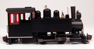 Spectrum G Scale Train (120.3) 0 4 0 Porter DCC Ready Black with Trim 