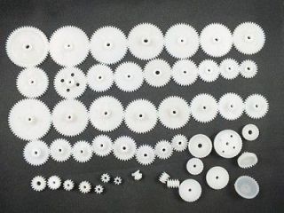 New 50 styles Plastic Gears All The Module 0.5 Robot Parts for DIY 