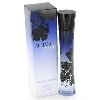 SEALED   Giorgio Armani armani code 2.5oz Womens Eau de Parfum