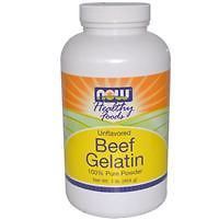 now foods beef gelatin unflavored powder 1 lb 454 g