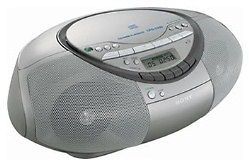 SONY CFD S350 MEGA BASS SOUND SYSTEM AM/FM CD RADIO CASSETTE RECORDER 