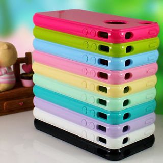 10PCS Cute Soft Silicone Case Cover Skins for Apple Iphone 4 4G 4S,S 