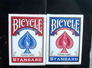bicycle playing cards deck 808 red or blue rider back