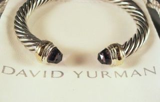 genuine david yurman 7mm amethyst cable bracelet brand new comes