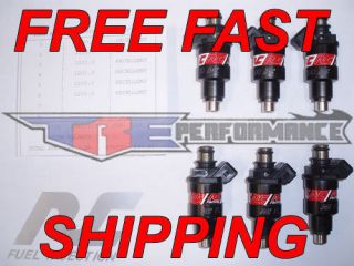 RC 42lb Fuel Injectors Chevy Ford GMC Bosch NEW 440cc (Fits Mustang)