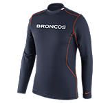    Combat Hyperwarm Long Sleeve NFL Broncos Mens Shirt 502398_419_A