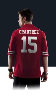   Michael Crabtree Mens Football Home Game Jersey 468966_687_B_BODY