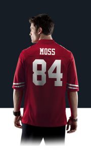   49ers Randy Moss Mens Football Home Game Jersey 468966_695_B_BODY