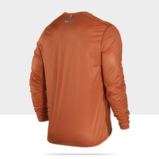Nike Sublimated Long Sleeve Mens Running Shirt 505133_803_B