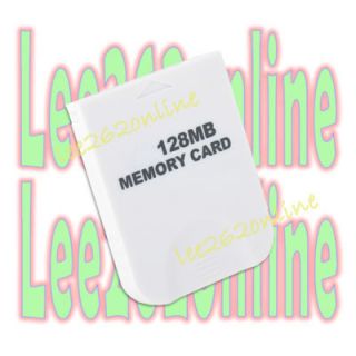 128MB 128MB MEMORY CARD FOR NINTENDO Gamecube WII NEW in white