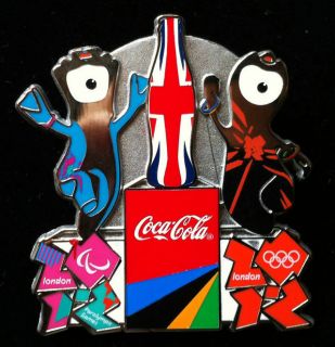 2012 London Olympic Coca Cola Sponsor Pin