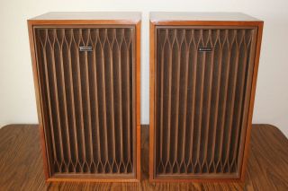 Vintage Pair of Kenwood KL 5090 Speakers 3 Way 4 Speaker