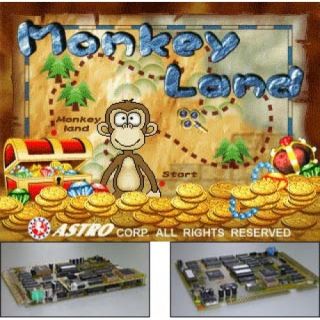 Monkey Land 8 Liner Video Poker Slot Arcade PCB CGA Game Board