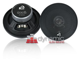  Audio DX 6 6 1 2 2 Way DX Series Coaxial Car Audio Stereo Speakers 