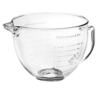 Qt Glass Bowl for KitchenAid Tilt Head Mixers 