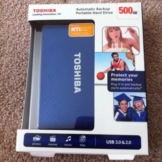 Toshiba Blue 500 GB,External,5400 RPM (PH2050U 1EWL) Hard Drive *Brand 