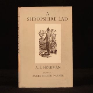 1940 A Shropshire Lad A E Housman Engravings by Agnes Miller Parker 