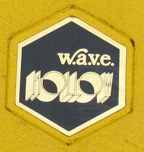 Vintage Rare 1972 W.A.V.E. Epoxy Hollow 68 Single Fin Surfing Surf 