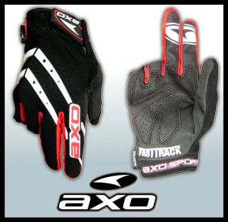 AXO FastTrack 2 Two Double Fingers BMX DH MTB Gloves Brand New