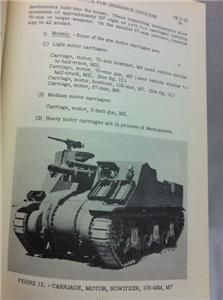 Original WWII Restricted Handbook for Ordnance Officers Vol 1 2 