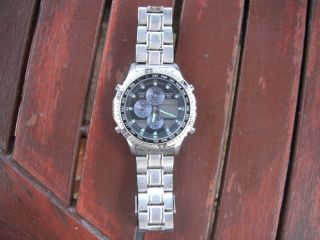 accurist mens chrono watch spares or repair