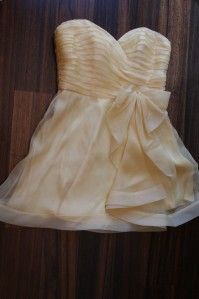 ABS by Allen Schwartz Strapless Flouce Skirt Dress Size 12