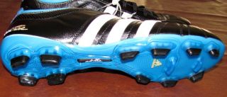 NEW Adidas Mens Adipure IV TRX FG Blue Soccer 8.5 Cleats Shoes G40532